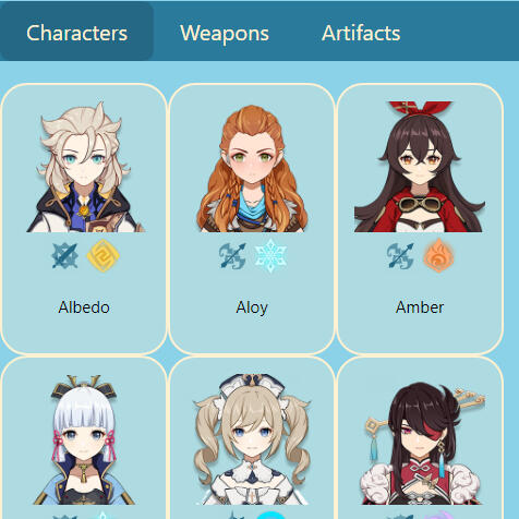 Genshin Impact Farming Calculator